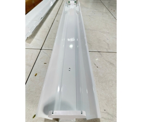 MÁNG ĐÈN ĐÔI PHẢN QUANG SƠN TĨNH ĐIỆN 120CM DÙNG CHO BÓNG LED ,  HUỲNH QUANG , TUV , ...